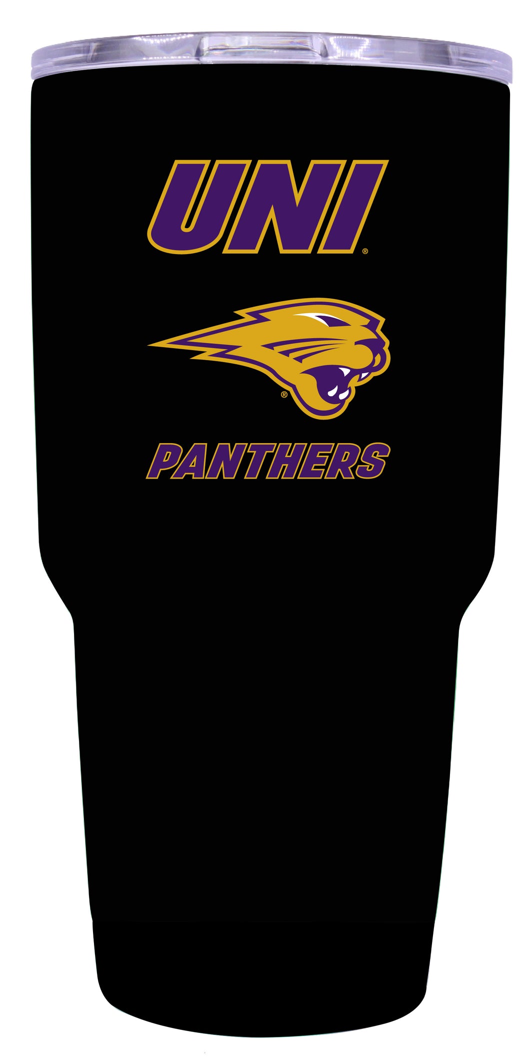Northern Iowa Panthers Mascot Logo Tumbler - 24oz Color-Choice Insulated Stainless Steel Mug