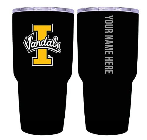 Custom Idaho Vandals Black Insulated Tumbler - 24oz Engraved Stainless Steel Travel Mug