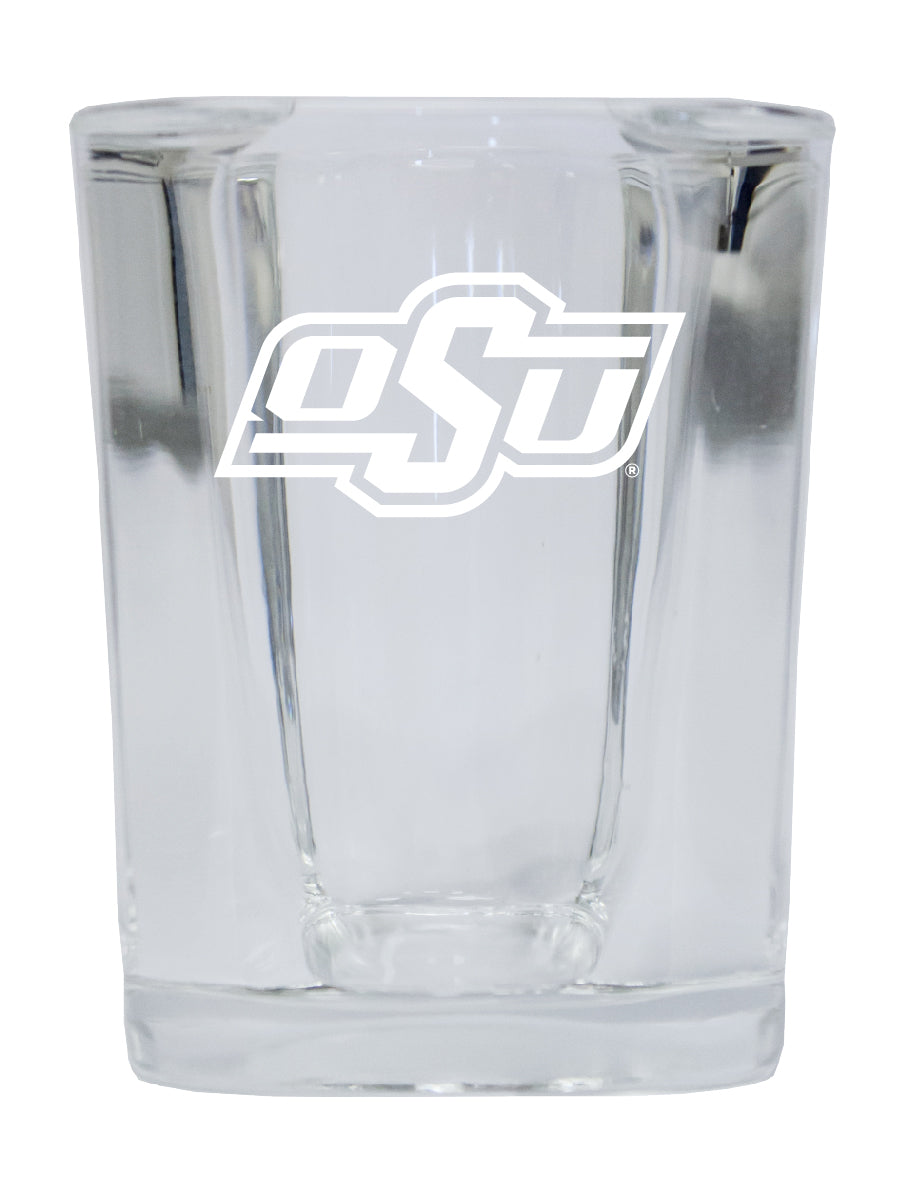 Oklahoma State Cowboys NCAA Collector's Edition 2oz Square Shot Glass - Laser Etched Logo 