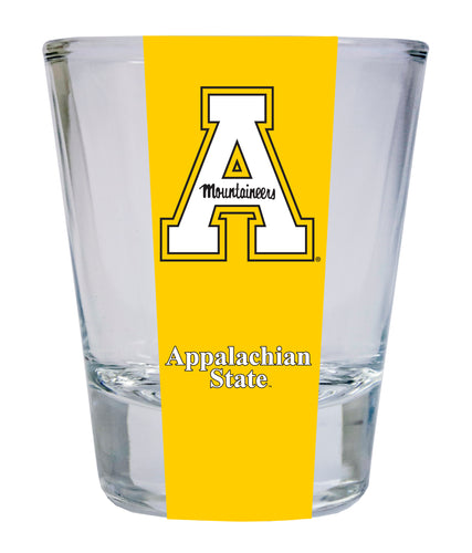 Appalachian State NCAA Legacy Edition 2oz Round Base Shot Glass Clear