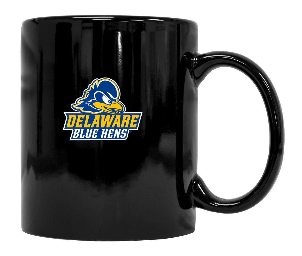 Delaware Blue Hens Black Ceramic NCAA Fan Mug (Black)