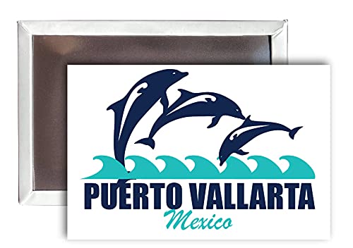 Puerto Vallarta Mexico Souvenir 2x3-Inch Fridge Magnet Dolphin Design