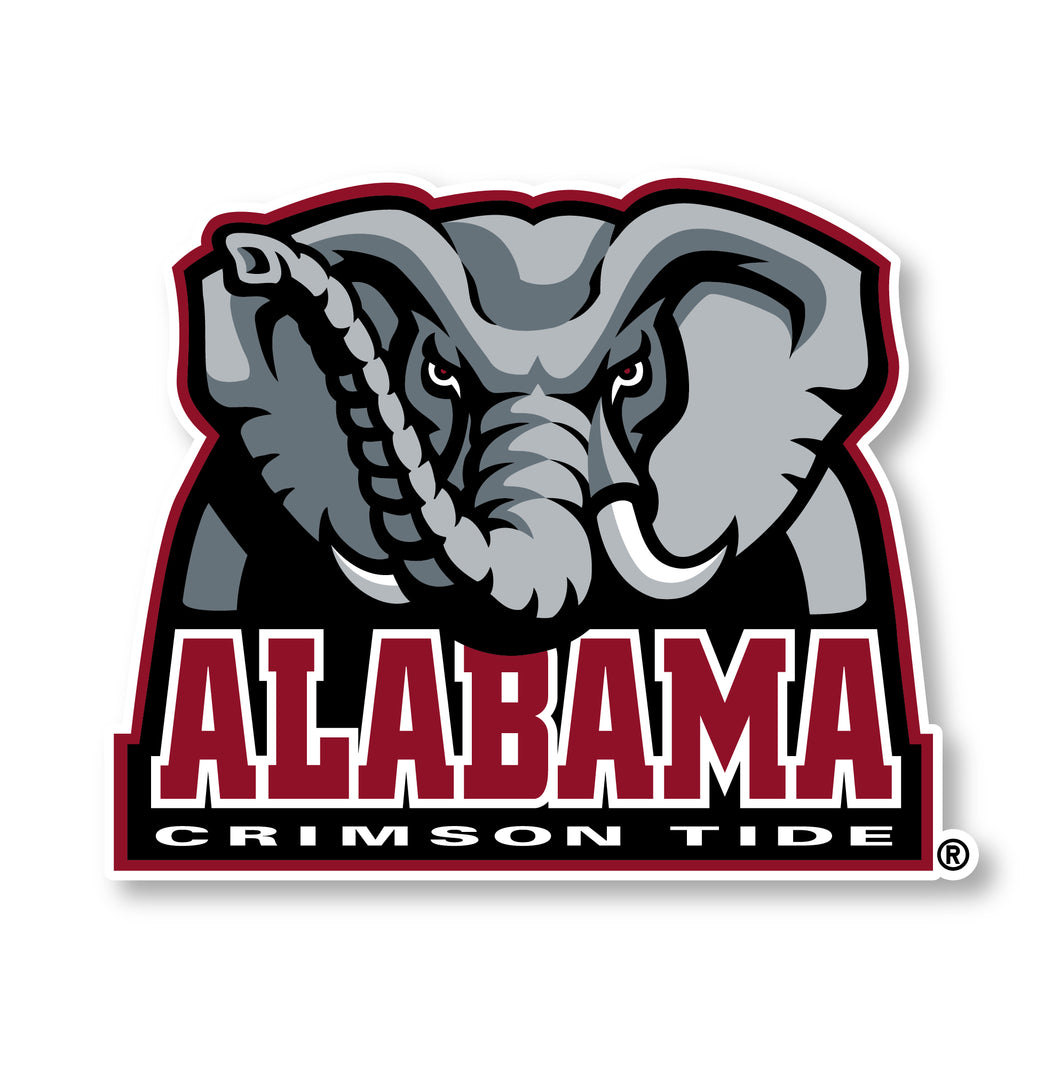 Alabama Crimson Tide 2-Inch Mascot Logo NCAA Vinyl Decal Sticker for Fans, Students, and Alumni
