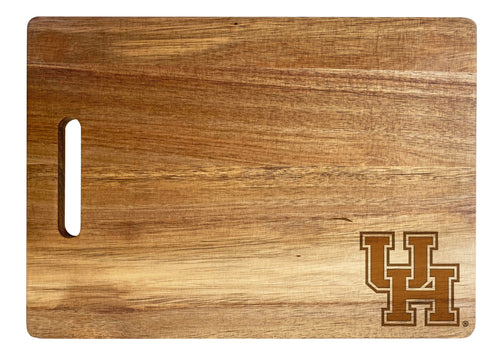 University of Houston Classic Acacia Wood Cutting Board - Small Corner Logo