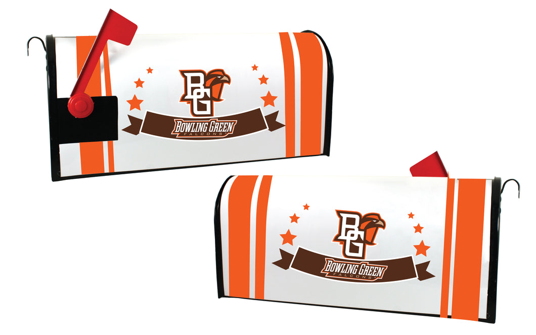 Bowling Green Falcons NCAA Officially Licensed Mailbox Cover Logo and Stripe Design
