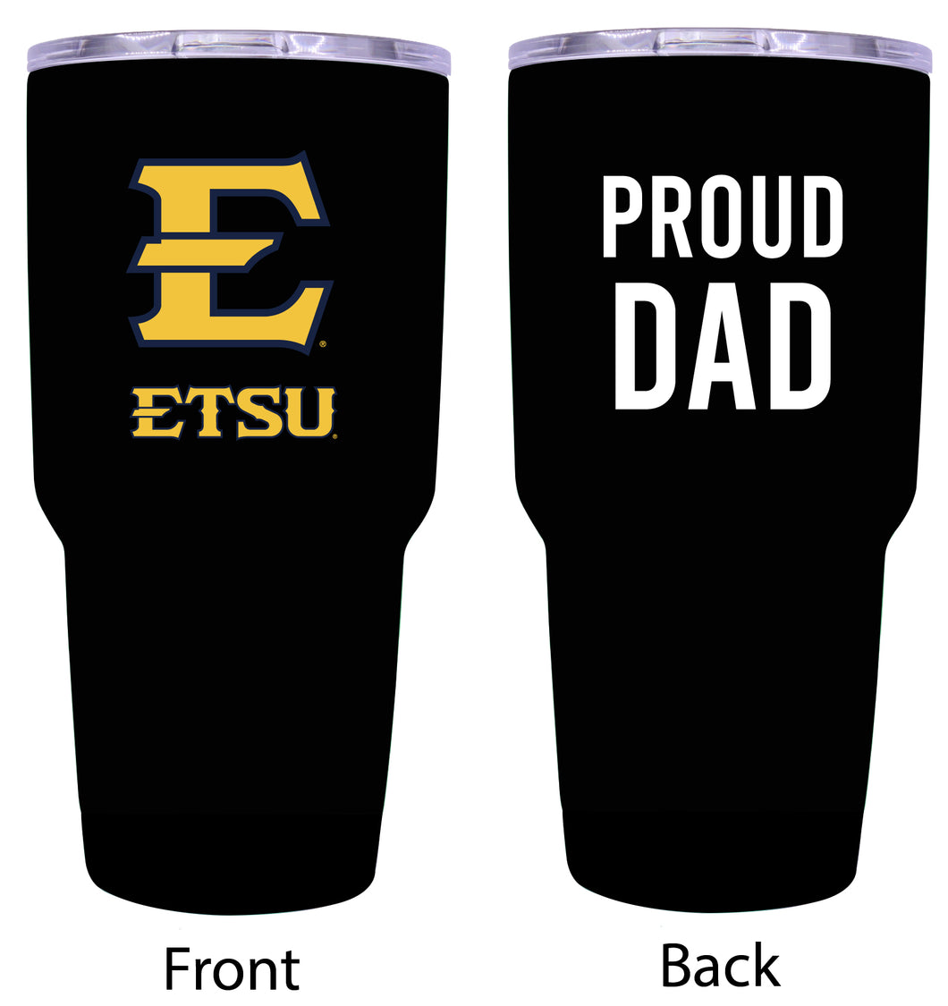 East Tennessee State University Proud Dad Insulated Stainless Steel Tumbler