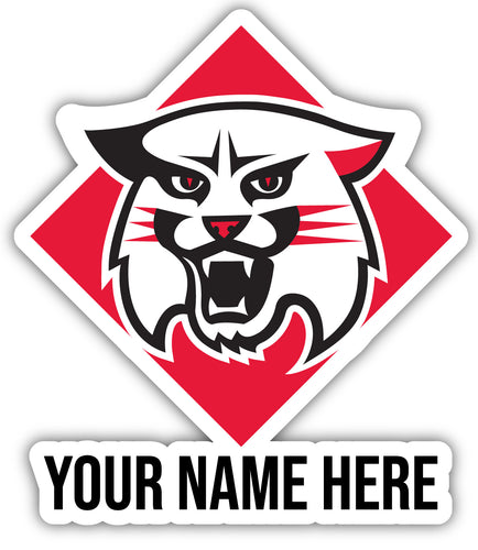 Davidson College 9x14-Inch Mascot Logo NCAA Custom Name Vinyl Sticker - Personalize with Name