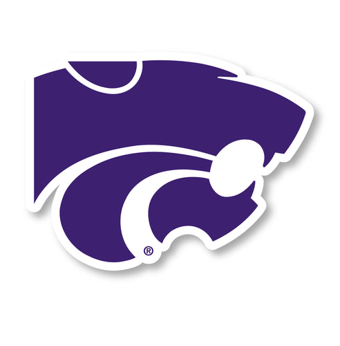 Kansas State Wildcats 2-Inch Mascot Logo NCAA Vinyl Decal Sticker for Fans, Students, and Alumni