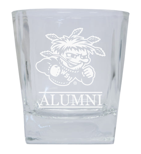 Wichita State Shockers 2-Pack Alumni Elegance 10oz Etched Glass Tumbler