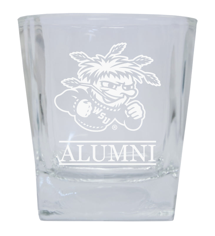 Wichita State Shockers 2-Pack Alumni Elegance 10oz Etched Glass Tumbler