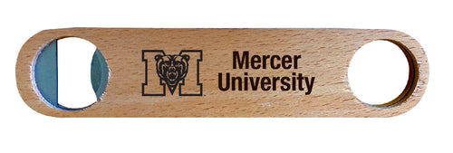 Mercer University NCAA Elegant Laser-Etched Wooden Bottle Opener - Collegiate Bar Accessory
