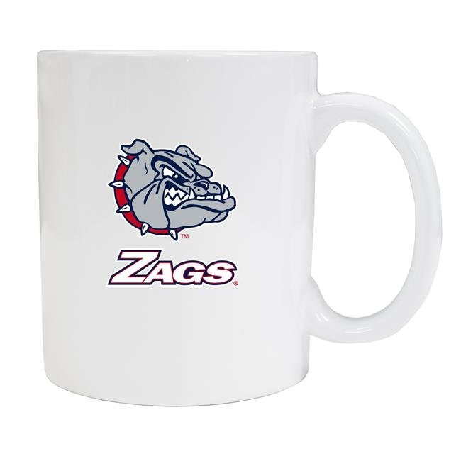 Gonzaga Bulldogs White Ceramic NCAA Fan Mug 2-Pack (White)
