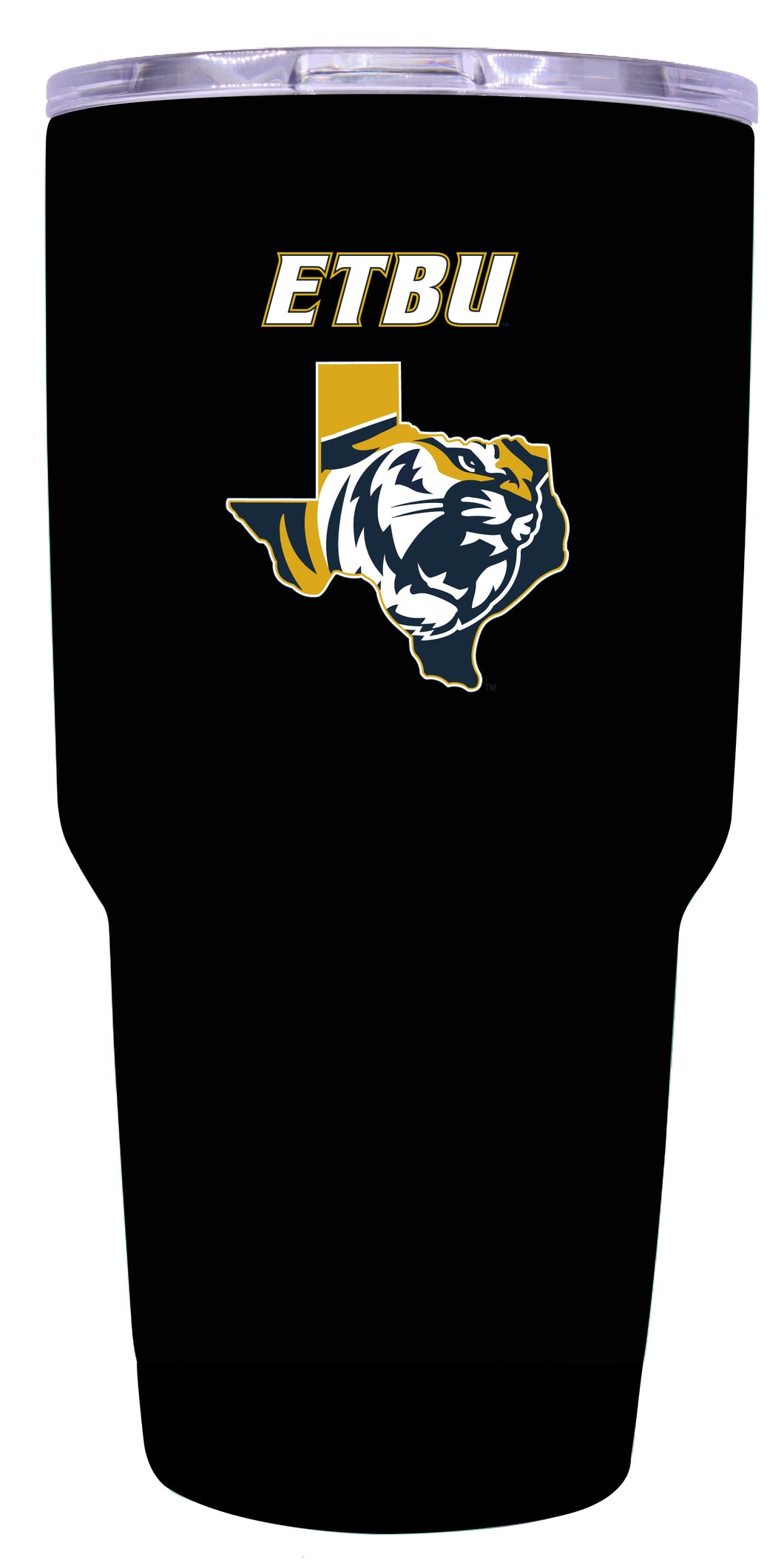 East Texas Baptist University Mascot Logo Tumbler - 24oz Color-Choice Insulated Stainless Steel Mug