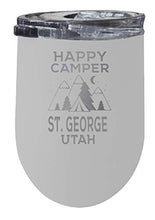 Load image into Gallery viewer, St. George Utah Souvenir 12 oz Laser Etched Insulated Wine Stainless Steel Tumbler
