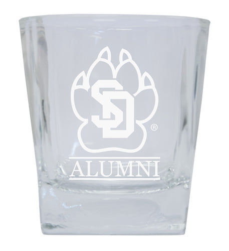 South Dakota Coyotes 2-Pack Alumni Elegance 10oz Etched Glass Tumbler