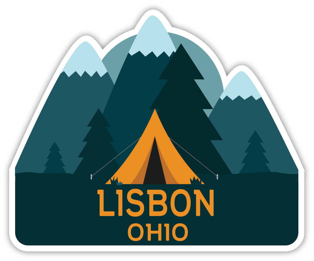 Lisbon Ohio Souvenir Decorative Stickers (Choose theme and size)