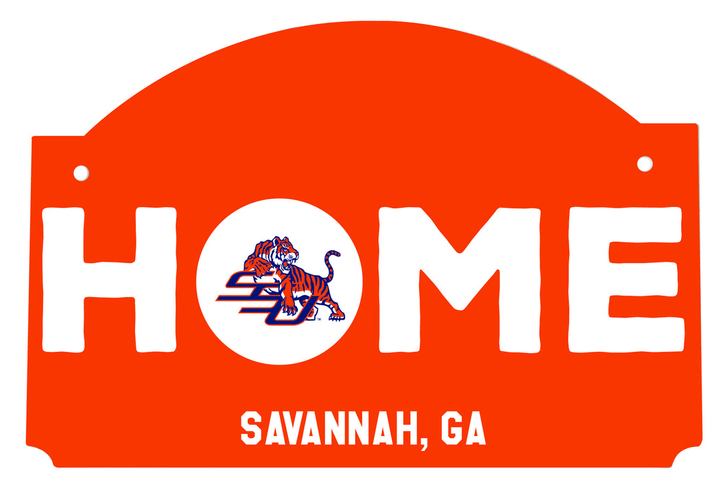 Savannah State University Wood Sign with String