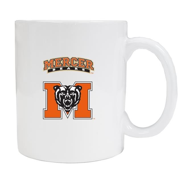 Mercer University White Ceramic NCAA Fan Mug 2-Pack (White)