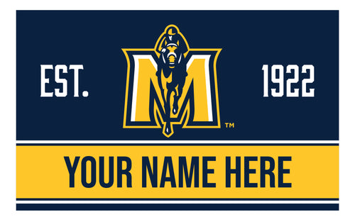 Personalized Customizable Murray State University Wood Sign with Frame Custom Name