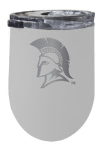 Load image into Gallery viewer, North Carolina Greensboro Spartans 12 oz Etched Insulated Wine Stainless Steel Tumbler - Choose Your Color
