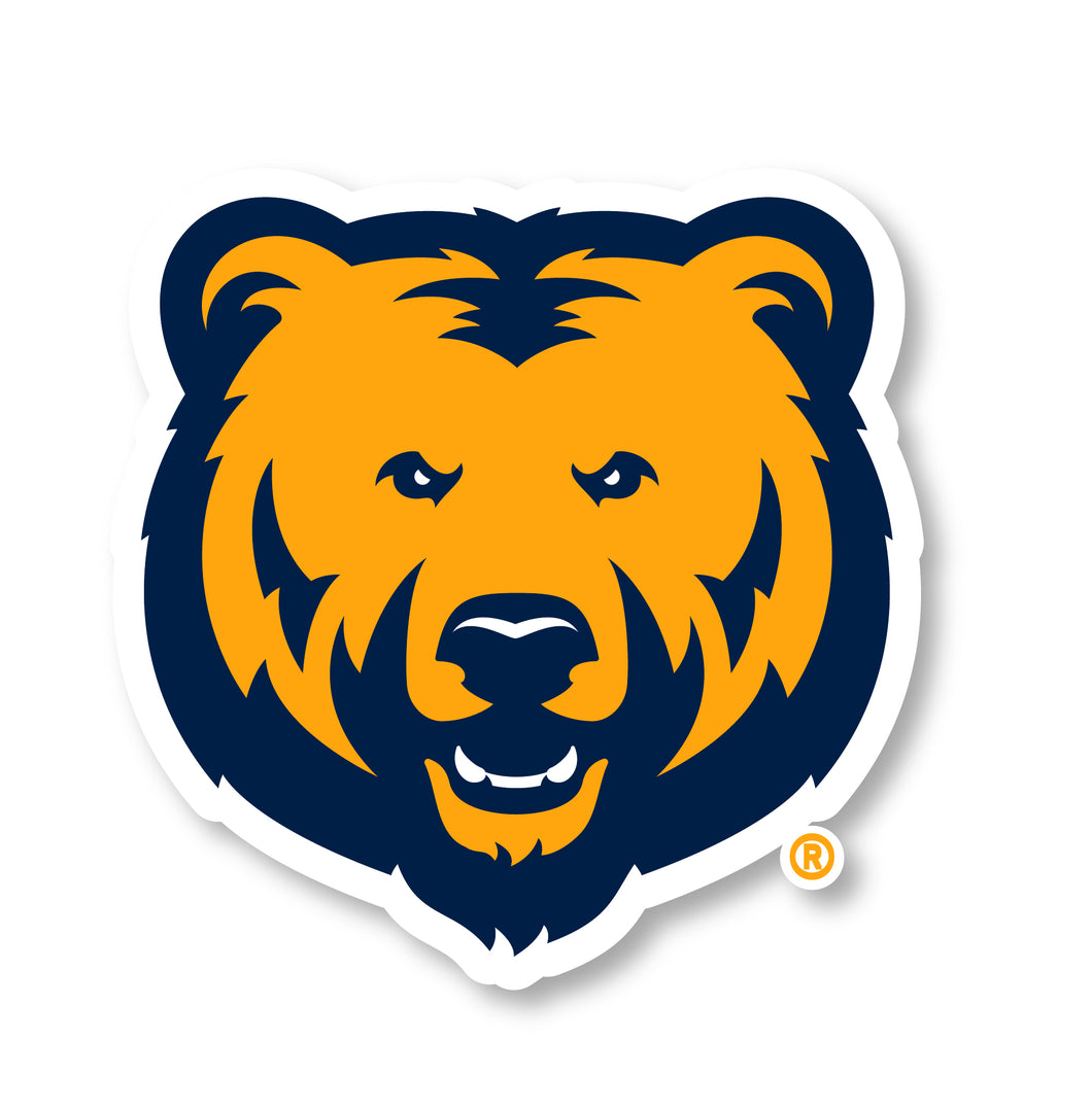 Northern Colorado Bears 2-Inch Mascot Logo NCAA Vinyl Decal Sticker for Fans, Students, and Alumni