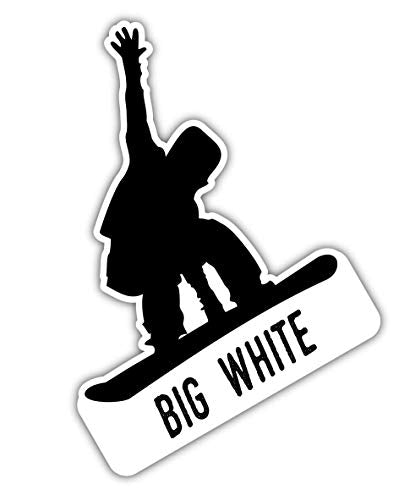 Big White British Columbia Ski Adventures Souvenir 4 Inch Vinyl Decal Sticker