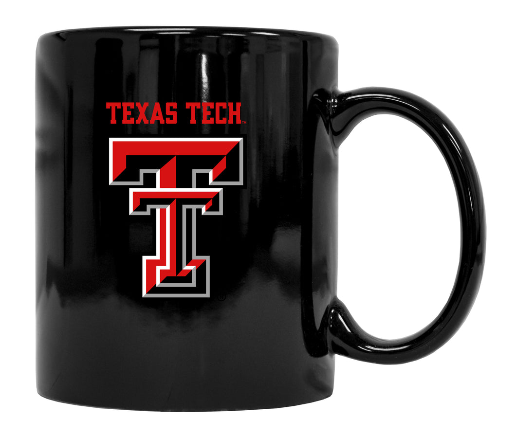 Texas Tech Red Raiders Black Ceramic Coffee NCAA Fan Mug (Black)