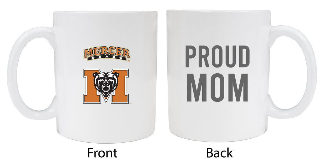 Mercer University Proud Mom Ceramic Coffee Mug - White (2 Pack)