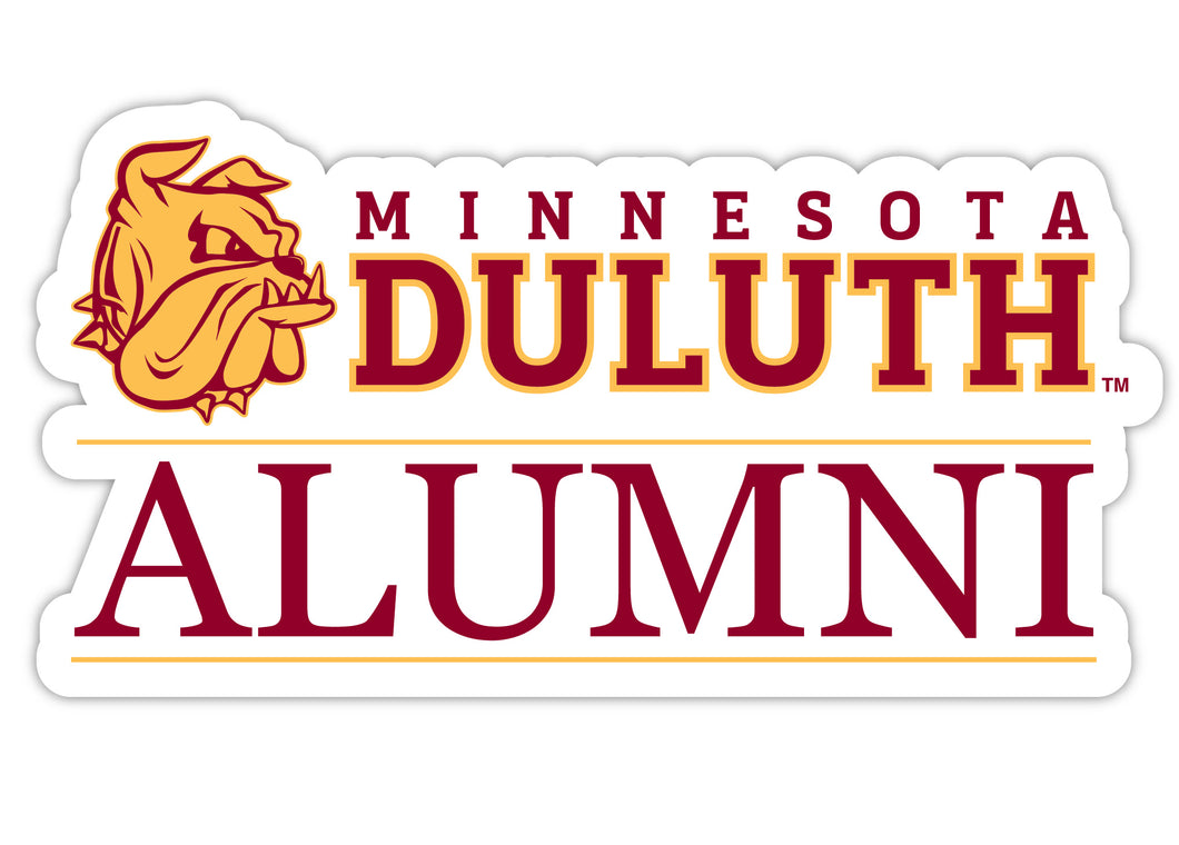 Minnesota Duluth Bulldogs 4-Inch Alumni NCAA Vinyl Sticker - Durable School Spirit Decal