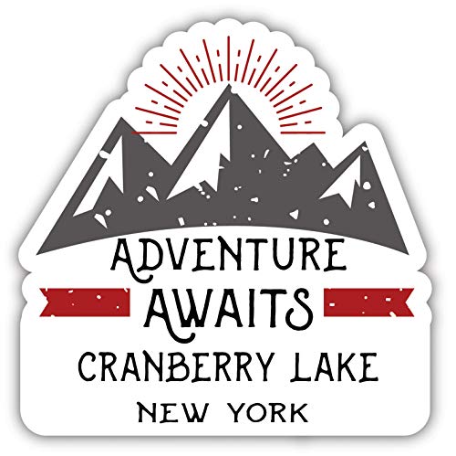 Cranberry Lake New York Souvenir Decorative Stickers (Choose theme and size)