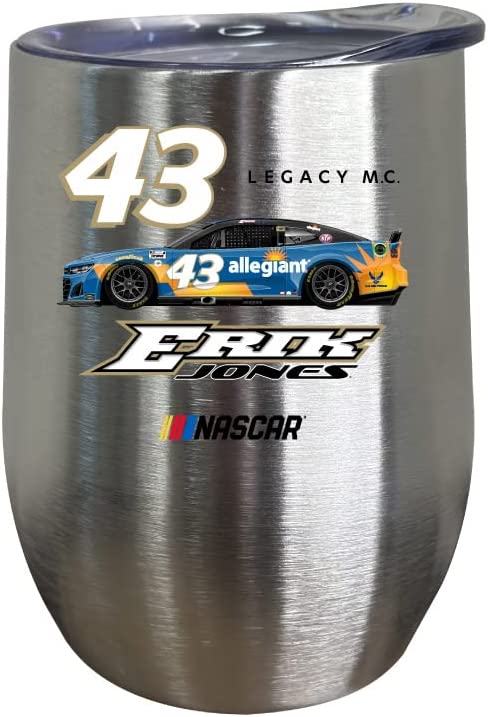 #43 Erik Jones Officially Licensed 12oz Insulated Wine Stainless Steel Tumbler