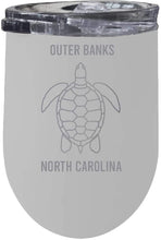 Load image into Gallery viewer, Outer Banks North Carolina 12 oz Etched Insulated Wine Stainless Steel Tumbler
