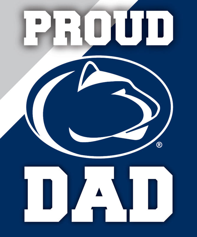 Penn State Nittany Lions 5x6-Inch Proud Dad NCAA - Durable School Spirit Vinyl Decal Perfect Gift for Dad