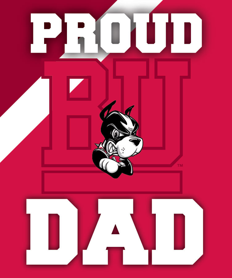 Boston Terriers 5x6-Inch Proud Dad NCAA - Durable School Spirit Vinyl Decal Perfect Gift for Dad