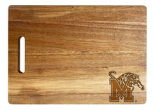 Load image into Gallery viewer, Memphis Tigers Classic Acacia Wood Cutting Board - Small Corner Logo
