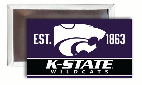 Kansas State Wildcats  2x3-Inch NCAA Vibrant Collegiate Fridge Magnet - Multi-Surface Team Pride Accessory Single Unit
