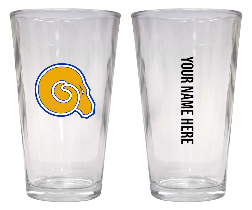 Customizable NCAA Albany State University 16 oz Pint Glass – Perfect Gift Personalized With your own  or any fan name