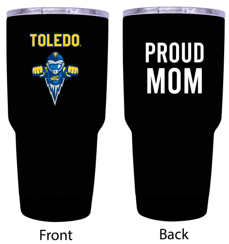 Toledo Rockets Proud Mom 24 oz Insulated Stainless Steel Tumbler - Black
