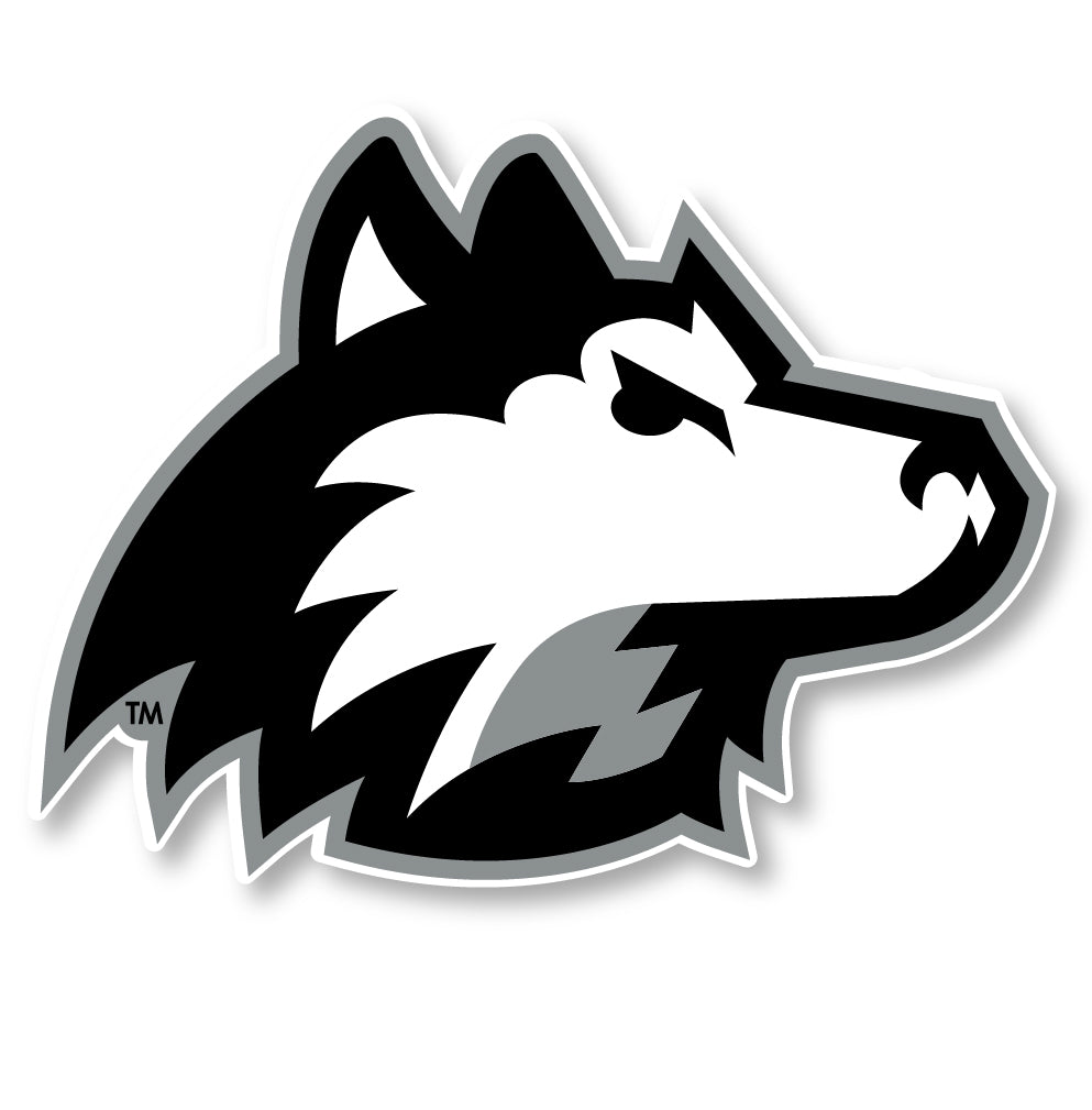 Northern Illinois Huskies 2-Inch Mascot Logo NCAA Vinyl Decal Sticker for Fans, Students, and Alumni