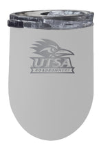 Load image into Gallery viewer, UTSA Road Runners 12 oz Etched Insulated Wine Stainless Steel Tumbler - Choose Your Color
