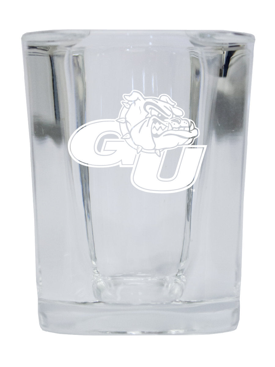 Gonzaga Bulldogs Etched Square Shot Glass