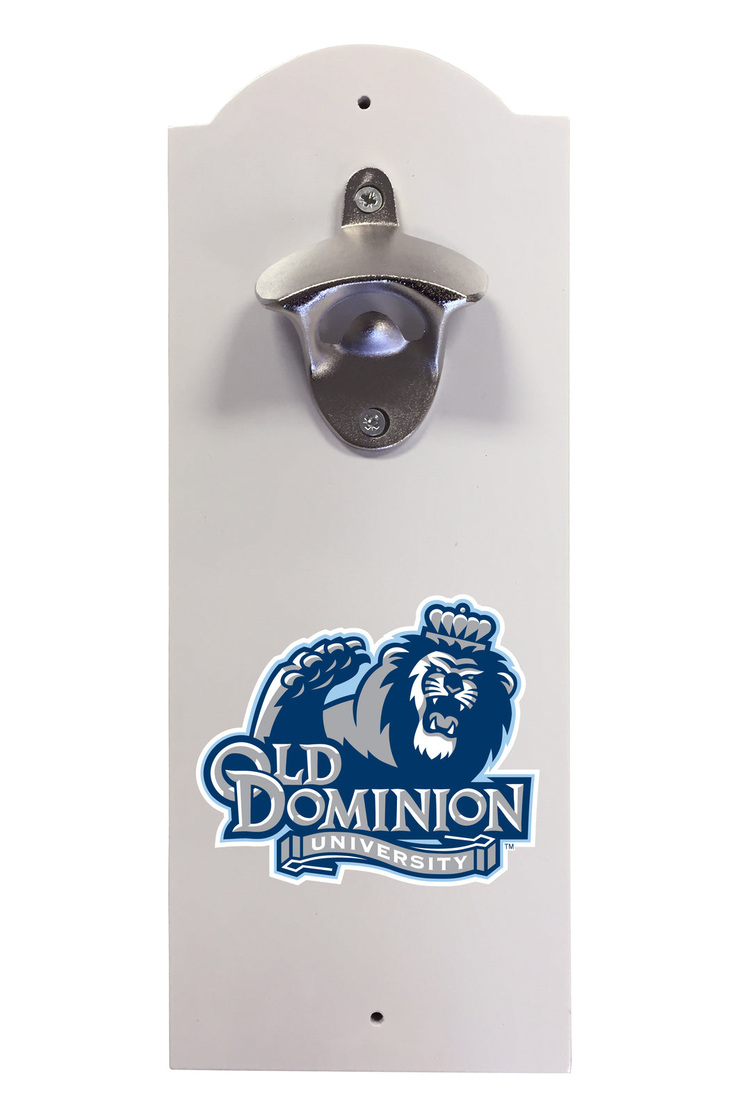Old Dominion Monarchs Wall-Mounted Bottle Opener – Sturdy Metal with Decorative Wood Base for Home Bars, Rec Rooms & Fan Caves