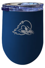 Load image into Gallery viewer, Delaware Blue Hens 12 oz Etched Insulated Wine Stainless Steel Tumbler - Choose Your Color
