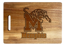 Load image into Gallery viewer, Memphis Tigers Classic Acacia Wood Cutting Board - Small Corner Logo
