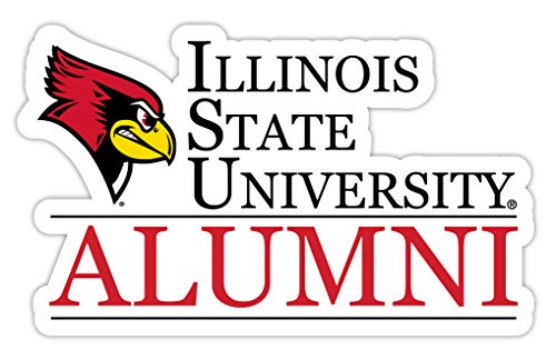 Illinois State Redbirds 4-Inch Alumni 4-Pack NCAA Vinyl Sticker - Durable School Spirit Decal