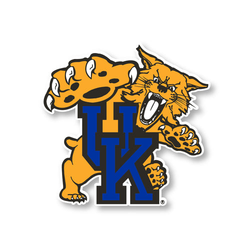 Kentucky Wildcats 2-Inch Mascot Logo NCAA Vinyl Decal Sticker for Fans, Students, and Alumni