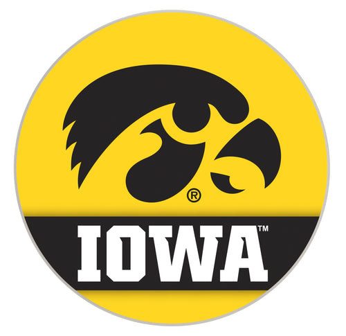 Iowa Hawkeyes Officially Licensed Paper Coasters (4-Pack) - Vibrant, Furniture-Safe Design