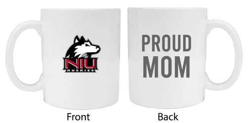 Northern Illinois Huskies Proud Mom Ceramic Coffee Mug - White