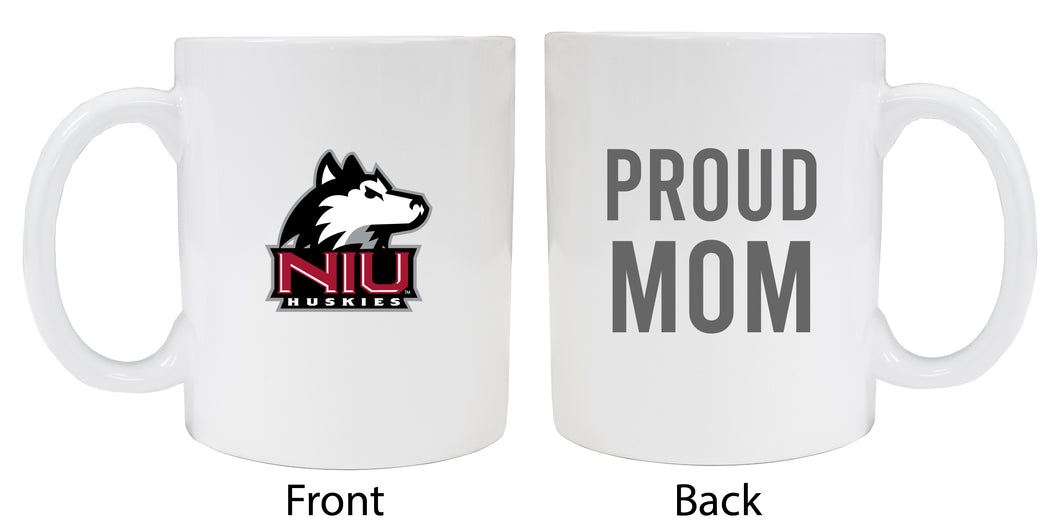 Northern Illinois Huskies Proud Mom Ceramic Coffee Mug - White
