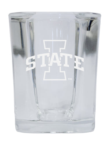 Iowa State Cyclones NCAA Collector's Edition 2oz Square Shot Glass - Laser Etched Logo 